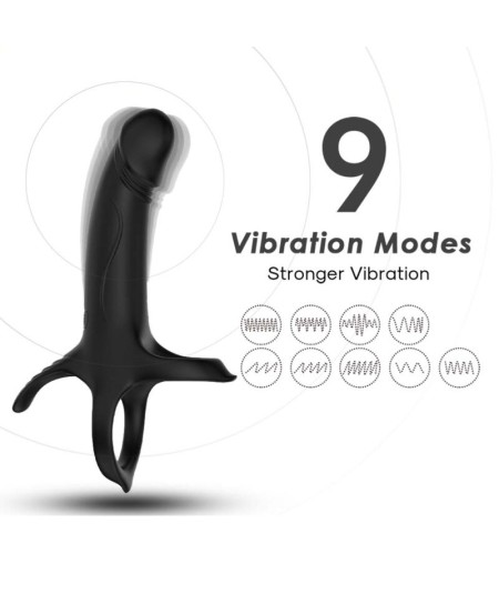 ARMONY - DILDO CON ANILLO & VIBRADOR CONTROL