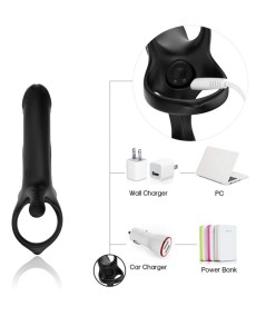 ARMONY - DILDO CON ANILLO & VIBRADOR CONTROL