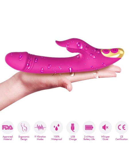 ARMONY - AMANT SUCCIONADOR CLITORIS & PUNTO G FUCSIA