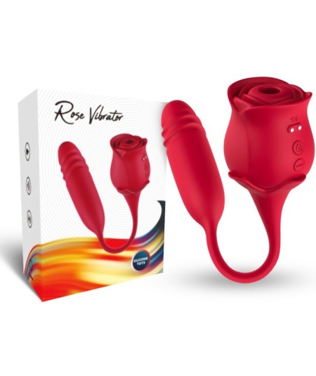 ARMONY - ROSEKNIGTH SUCCIONADOR CLITORIS & VIBRADOR ROJO