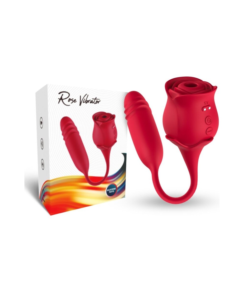 ARMONY - ROSEKNIGTH SUCCIONADOR CLITORIS & VIBRADOR ROJO