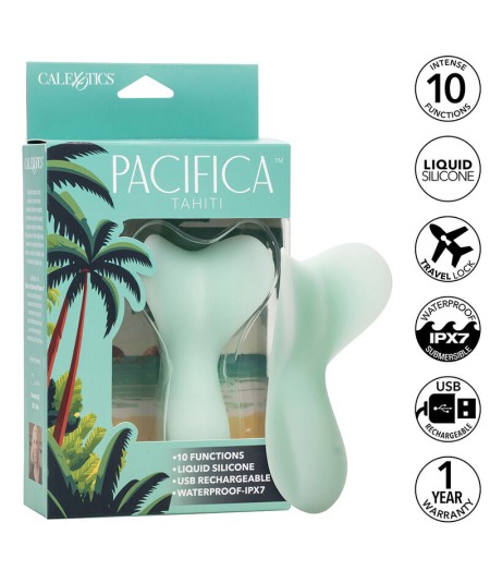 CALEXOTICS - PACIFICA TAHITI ESTIMULADOR 10 FUNCIONES AQUA