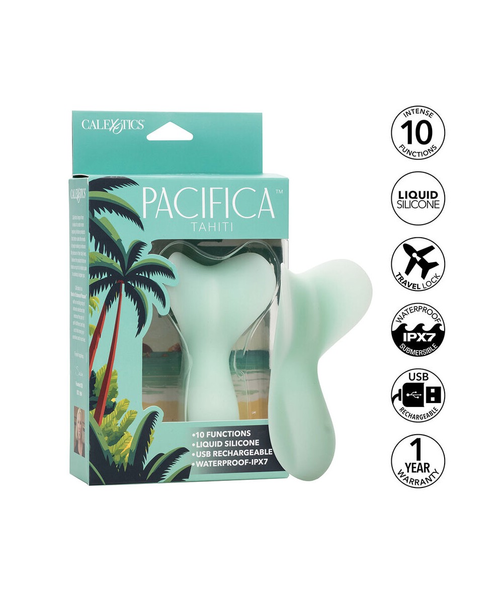 CALEXOTICS - PACIFICA TAHITI ESTIMULADOR 10 FUNCIONES AQUA