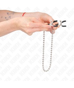 KINK - PINZAS PARA PEZONES CON CADENA DE BOLAS 30 CM