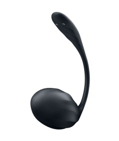 SATISFYER - RIBBED PETAL ESTIMULADOR PUNTO G CONTROL REMOTO NEGRO APP GRATUITA