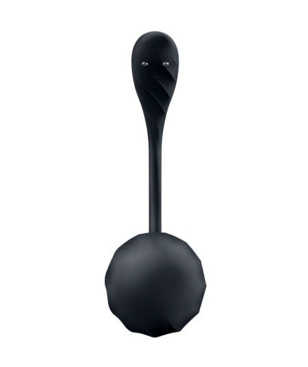 SATISFYER - RIBBED PETAL ESTIMULADOR PUNTO G CONTROL REMOTO NEGRO APP GRATUITA