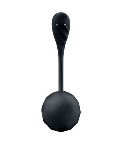 SATISFYER - RIBBED PETAL ESTIMULADOR PUNTO G CONTROL REMOTO NEGRO APP GRATUITA