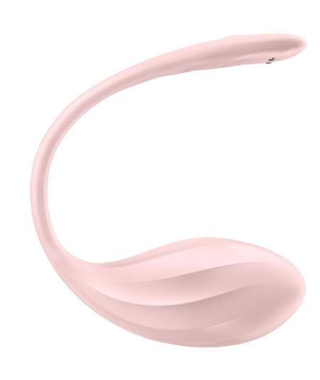 SATISFYER - RIBBED PETAL ESTIMULADOR PUNTO G CONTROL REMOTO ROSA APP GRATUITA