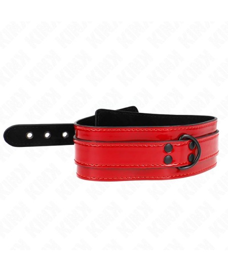 KINK - COLLAR AJUSTABLE ROJO VINO 37.5-49.5 CM X 5 CM