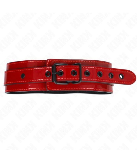 KINK - COLLAR AJUSTABLE ROJO VINO 37.5-49.5 CM X 5 CM