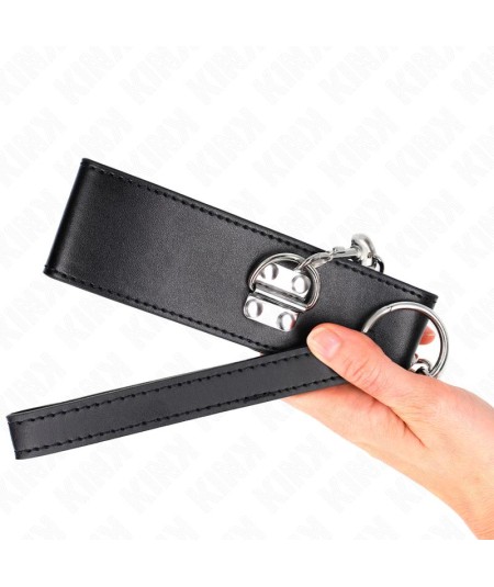 KINK - COLLAR CON CORREA 65 CM ANCHO NEGRO AJUSTABLE 33.5-41 CM X 5 CM