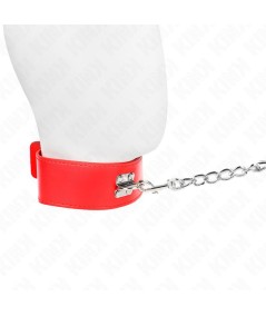 KINK - COLLAR CON CORREA 65 CM ANCHO ROJO AJUSTABLE 33.5-41 CM X 5 CM