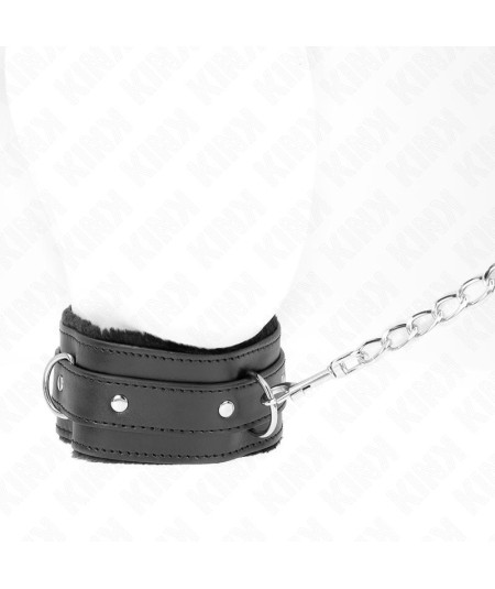 KINK - COLLAR CON CORREA 65 CM CON RESTRICCIONES NEGRO AJUSTABLE 36-42 CM X 5.5 CM