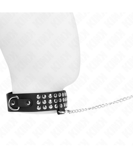 KINK - COLLAR CON CORREA 65 CM CON BRILLOS AJUSTABLE 37-42 CM X 5.3 CM