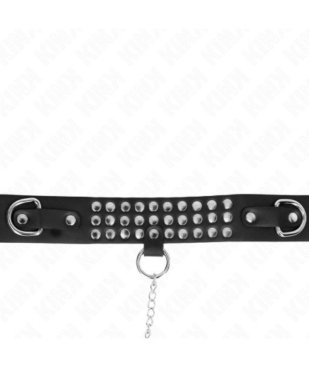 KINK - COLLAR CON CORREA 65 CM CON BRILLOS AJUSTABLE 37-42 CM X 5.3 CM