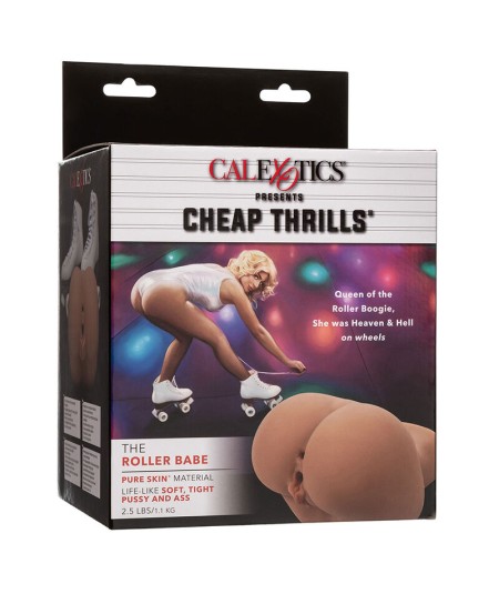 CALEXOTICS - THE ROLLER BABE DOBLE MASTURBADOR REALÍSTICO NATURAL