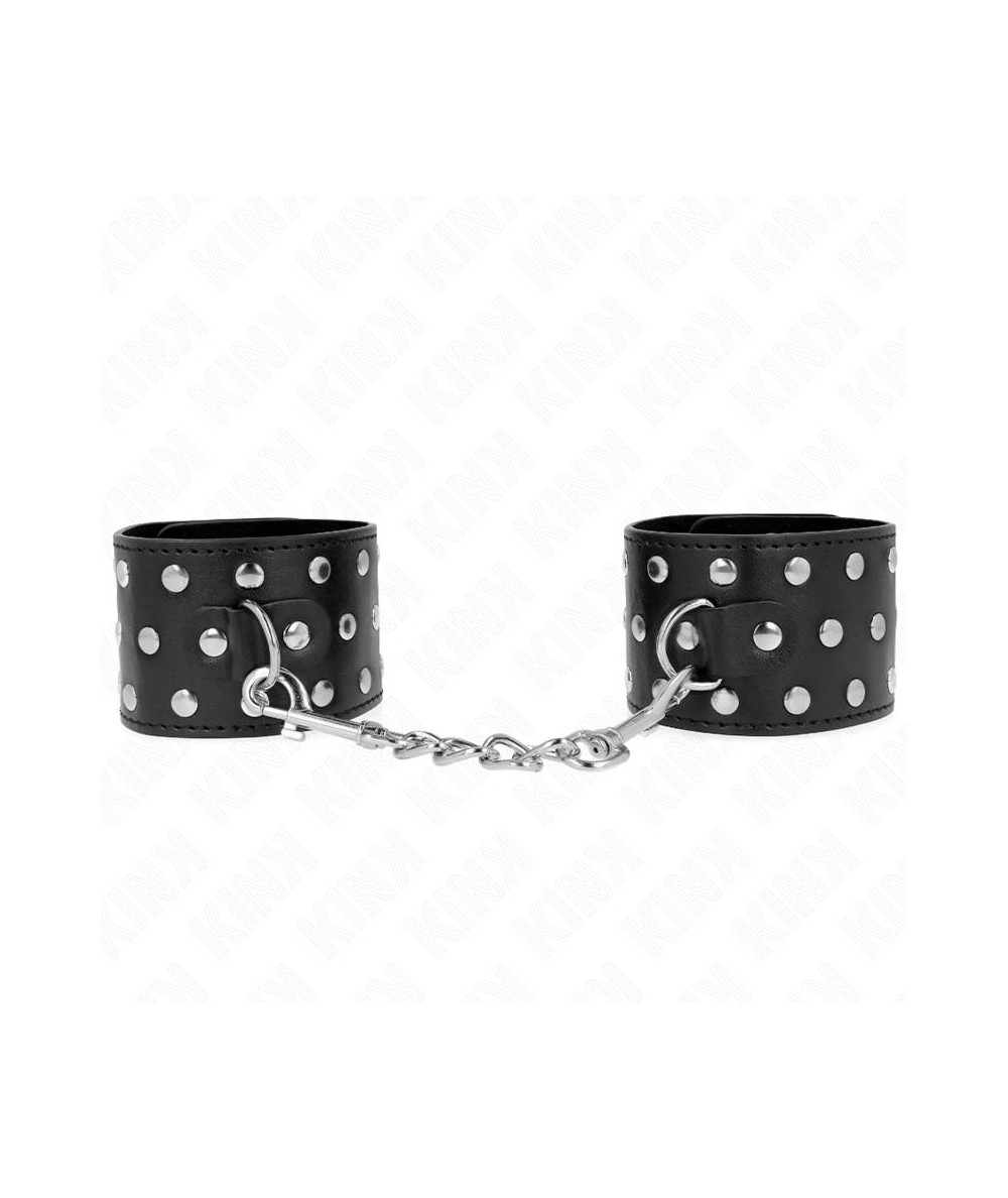 KINK - MUÑEQUERAS ESTILO PUNK AJUSTABLE 19-24 CM X 5.5 CM