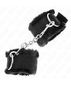 KINK - MUÑEQUERAS FORRADA NEGRO AJUSTABLE 17-31 CM X 7 CM