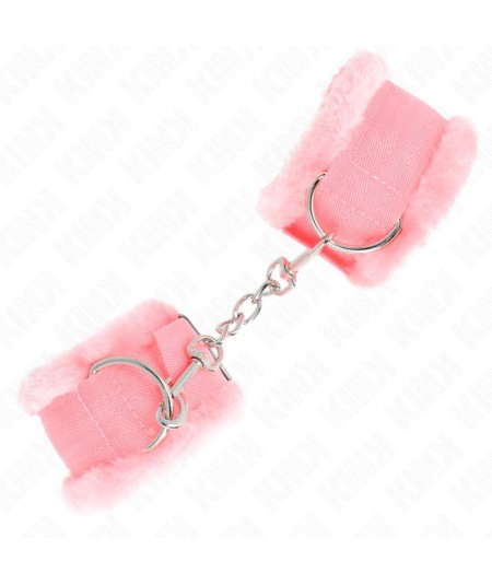 KINK - MUÑEQUERAS FORRADA ROSA AJUSTABLE 17-31 CM X 7 CM