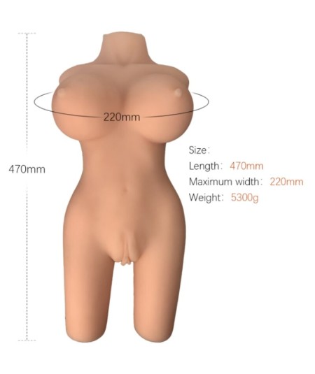 ARMONY - TORSO FEMENINO REALISTICO MODELO 6