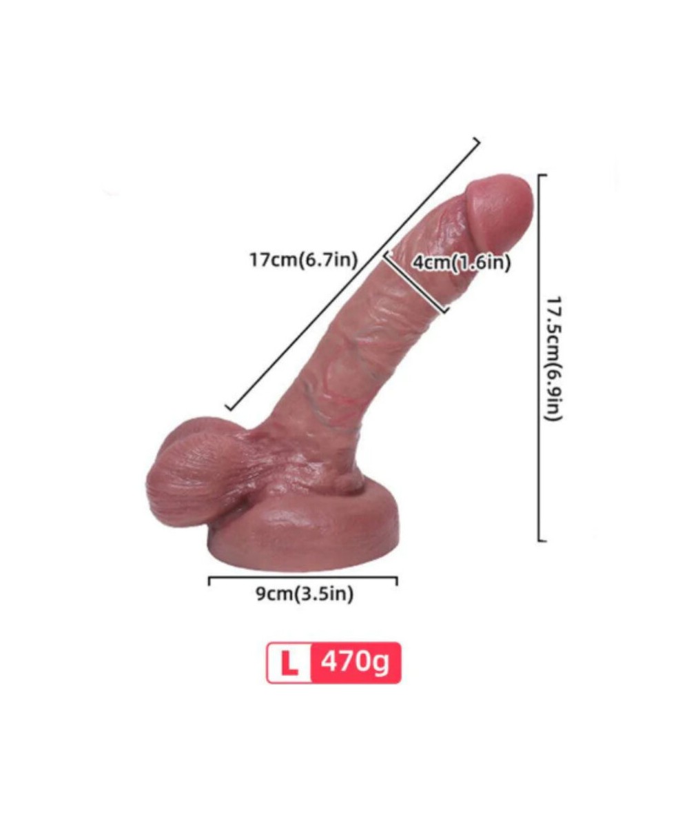 ARMONY - DILDO REALISTICO SILICONA LIQUIDA 17 CM