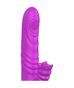 ARMONY - ANGELIA VIBRADOR MULTIFUNCION CON LENGUA ESTIMULADORA EFECTO CALOR VIOLETA