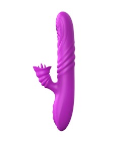 ARMONY - ANGELIA VIBRADOR MULTIFUNCION CON LENGUA ESTIMULADORA EFECTO CALOR VIOLETA