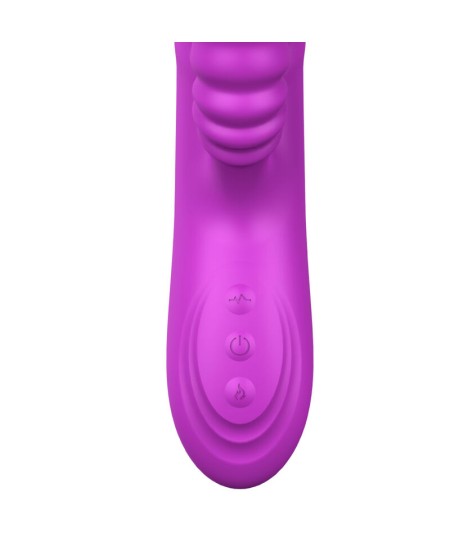 ARMONY - ANGELIA VIBRADOR MULTIFUNCION CON LENGUA ESTIMULADORA EFECTO CALOR VIOLETA