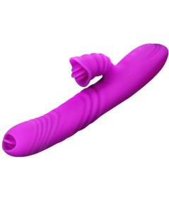 ARMONY - ANGELIA VIBRADOR MULTIFUNCION DOBLE LENGUA EFECTO CALOR VIOLETA