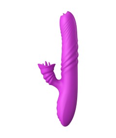 ARMONY - ANGELIA VIBRADOR MULTIFUNCION DOBLE LENGUA EFECTO CALOR VIOLETA