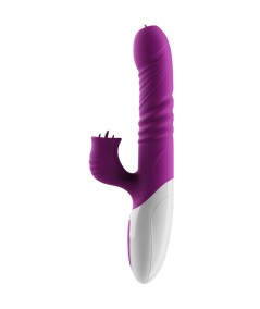 ARMONY - VIBRADOR & THRUSTING DOBLE LENGUA EFECTO CALOR VIOLETA