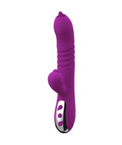 ARMONY - FAIRY VIBRADOR MULTIFUNCION DOBLE LENGUA EFECTO CALOR VIOLETA