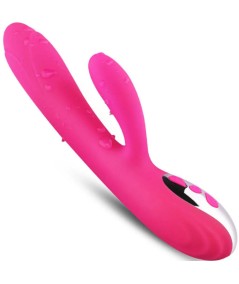 ARMONY - VIBRADOR & ESTIMULADOR FLEXIBLE EFECTO CALOR FUCSIA