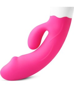 ARMONY - HAPPY VIBRADOR & ESTIMULADOR RECARGABLE FUCSIA