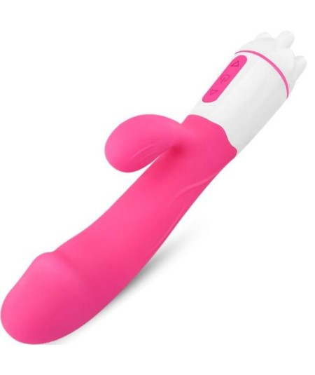 ARMONY - HAPPY VIBRADOR & ESTIMULADOR RECARGABLE FUCSIA