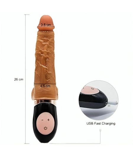 ARMONY - DILDO REALISTICO VIBRADOR RECARGABLE