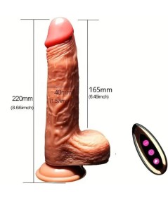 ARMONY - DILDO REALISTICO VIBRADOR & THRUSTING CONTROL REMOTO 22.5 CM