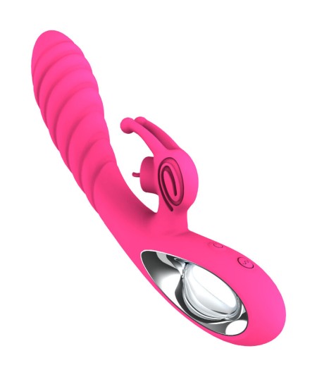 ARMONY - VICKY VIBRADOR RABBIT CON LENGUA PULL RING FUCSIA