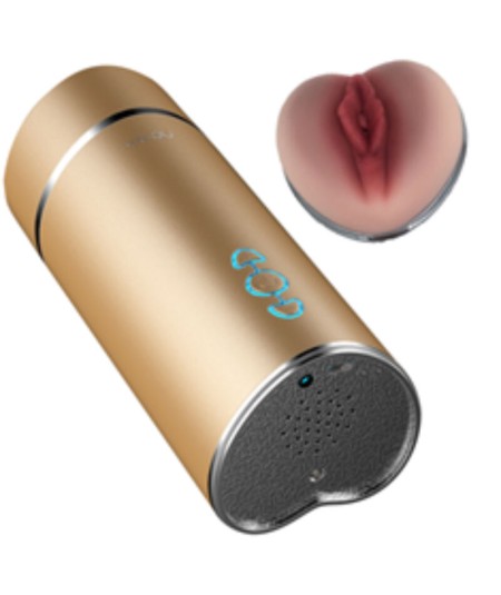 ARMONY - MASTURBADOR VIBRADOR VAGINA DORADO