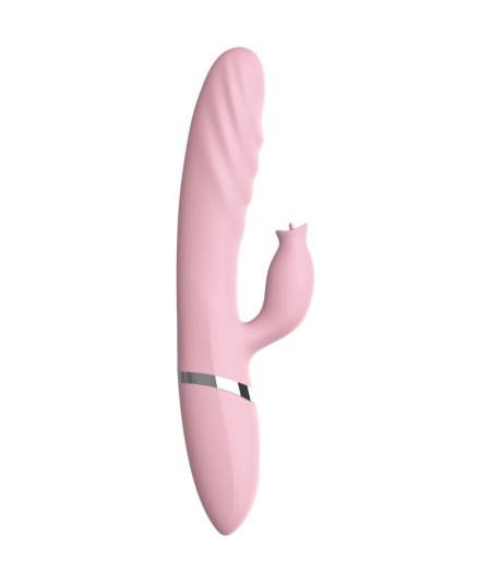 ARMONY - VIBRADOR & THRUSTING CON LENGUA EFECTO CALOR ROSA