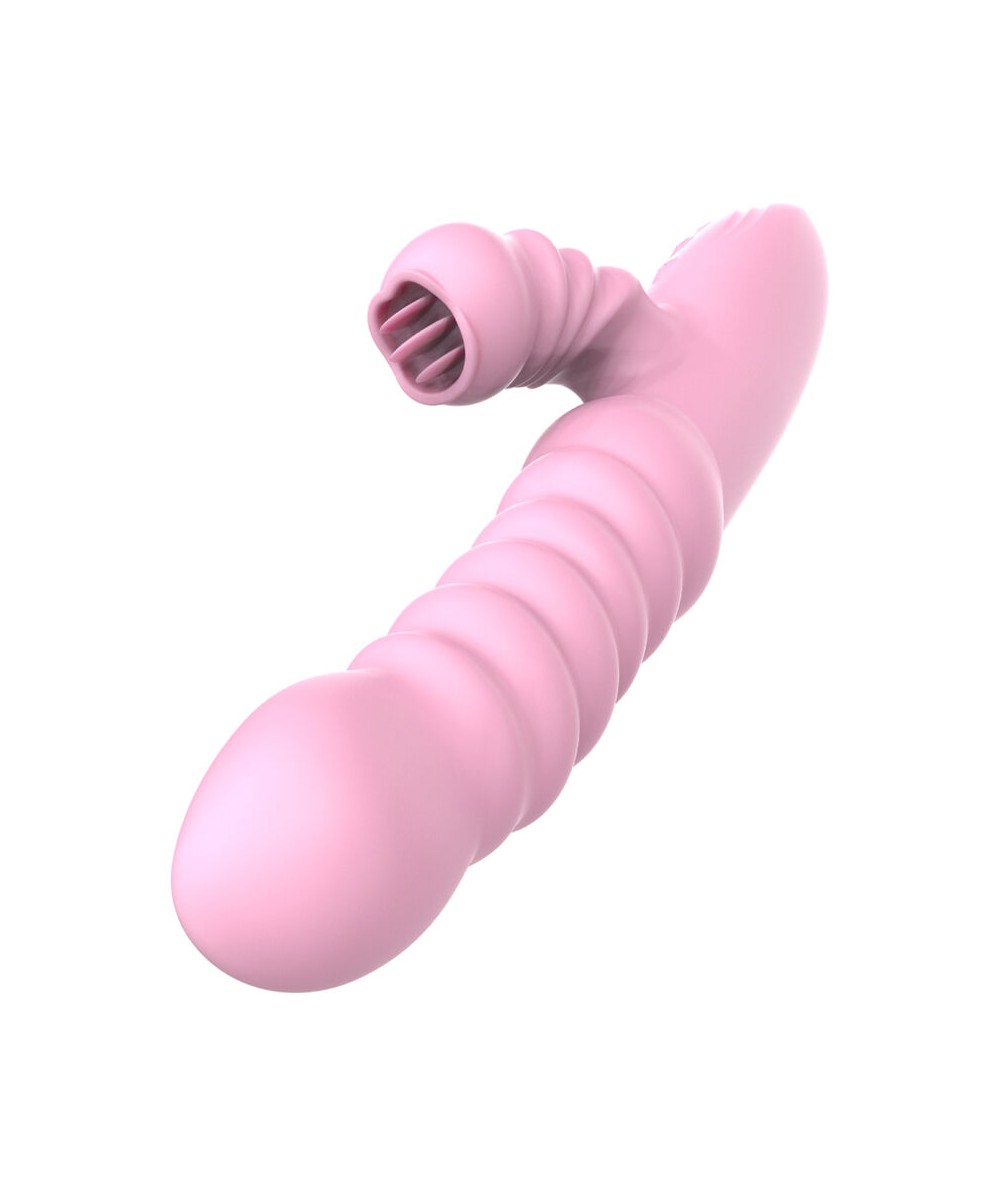 ARMONY - VIBRADOR MULTIFUNCION CON LENGUA ESTIMULADORA EFECTO CALOR ROSA