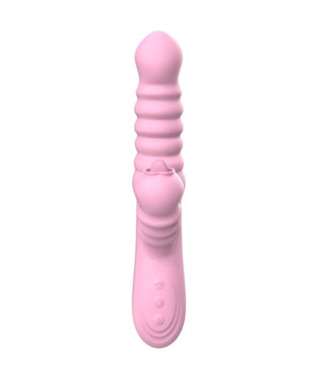 ARMONY - VIBRADOR MULTIFUNCION CON LENGUA ESTIMULADORA EFECTO CALOR ROSA