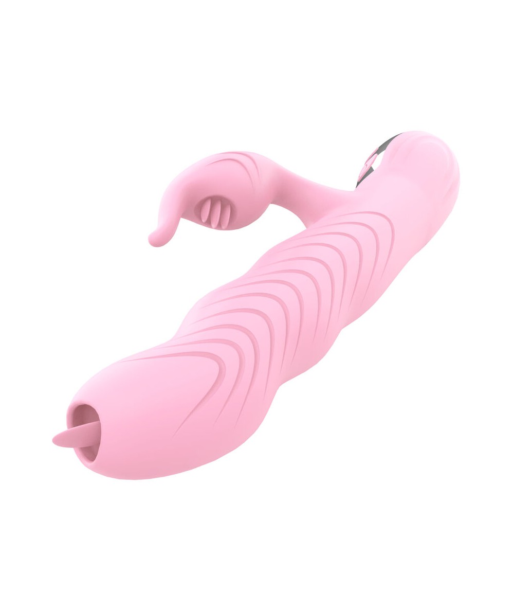 ARMONY - MARCIA VIBRADOR & THRUSTING DOBLE LENGUA EFECTO CALOR ROSA