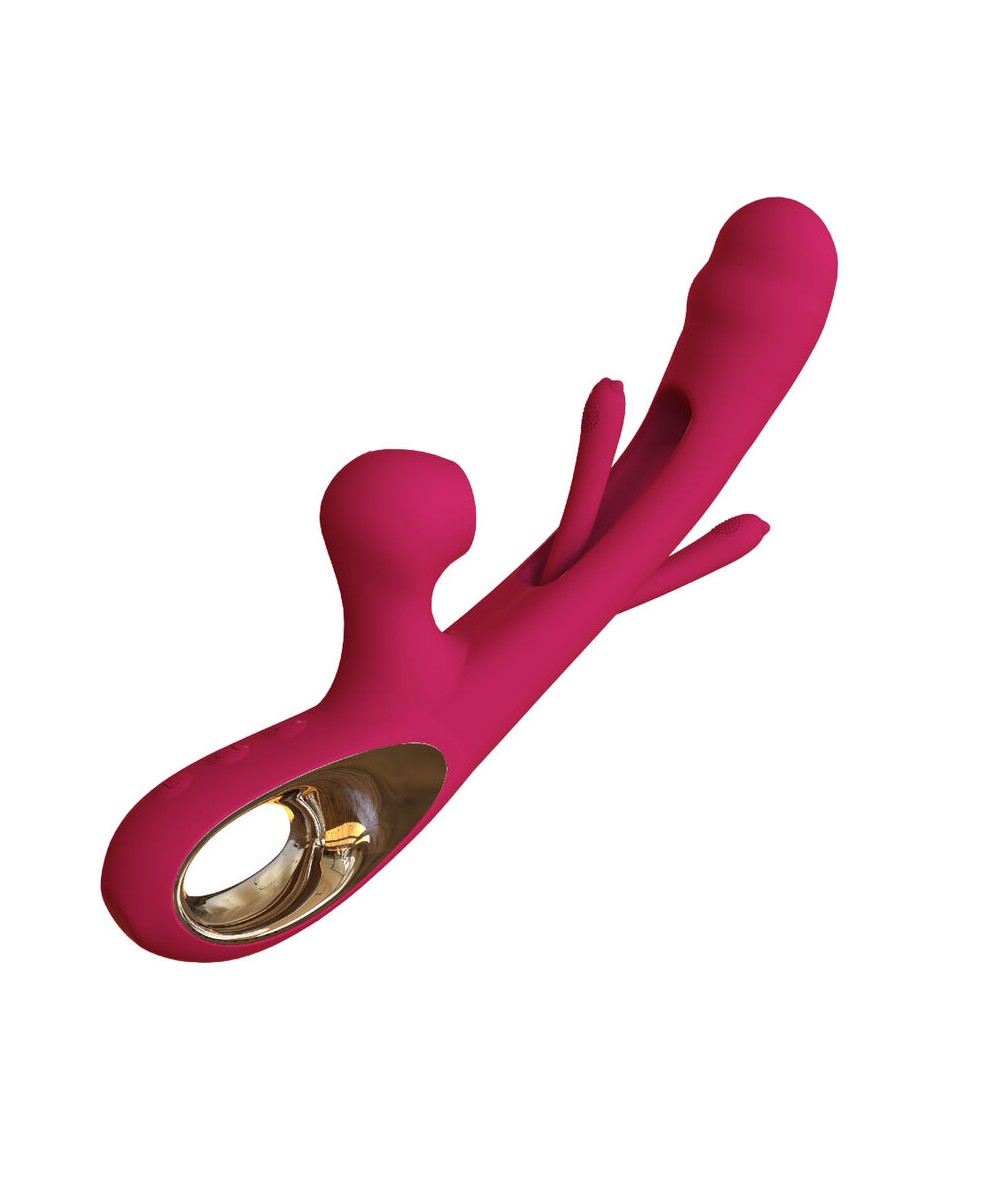 ARMONY - IMPACT SWING VIBRADOR & ESTIMULADOR DUAL MODELO 2 BURDEOS