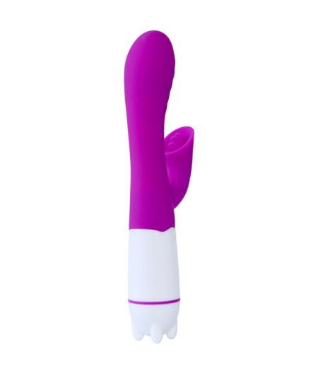 ARMONY - HAPPY VIBRADOR & ESTIMULADOR CON LENGUA RECARGABLE VIOLETA