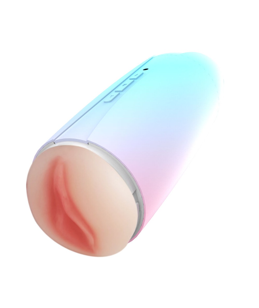 ARMONY - MASTURBADOR VIBRADOR DOBLE VAGINA & BOCA RAINBOW