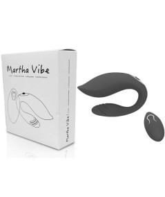 ARMONY - MARTHA VIBRADOR PARA PAREJAS CONTROL REMOTO NEGRO