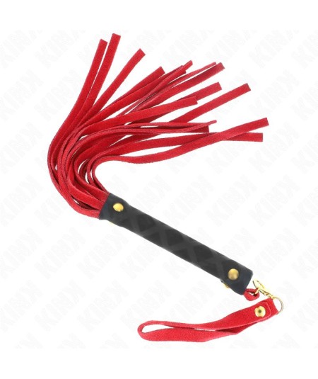 KINK - LÁTIGO MINI PIEL DE ANTE ROJO 30 CM