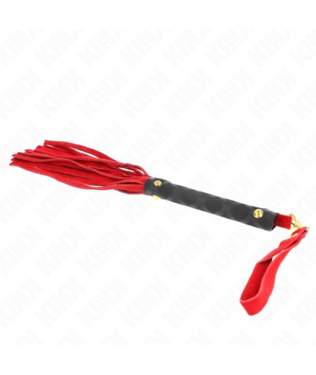 KINK - LÁTIGO MINI PIEL DE ANTE ROJO 30 CM