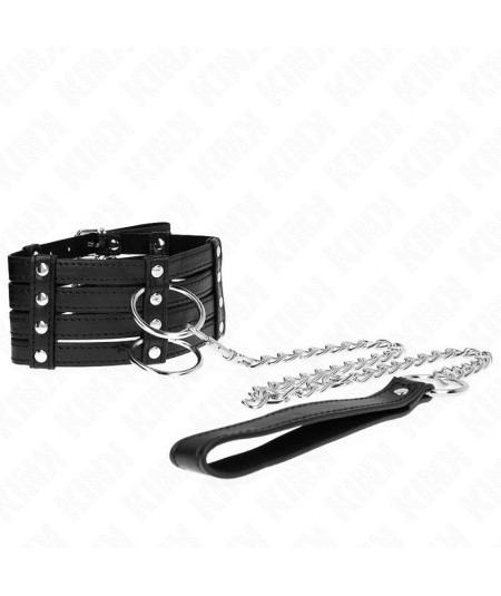 KINK - COLLAR CON CORREA 65 CM ESTILO SUB AJUSTABLE 35-51 CM X 7 CM